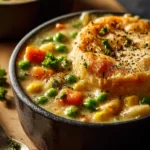 Veggie Pot Pie Soup First Image