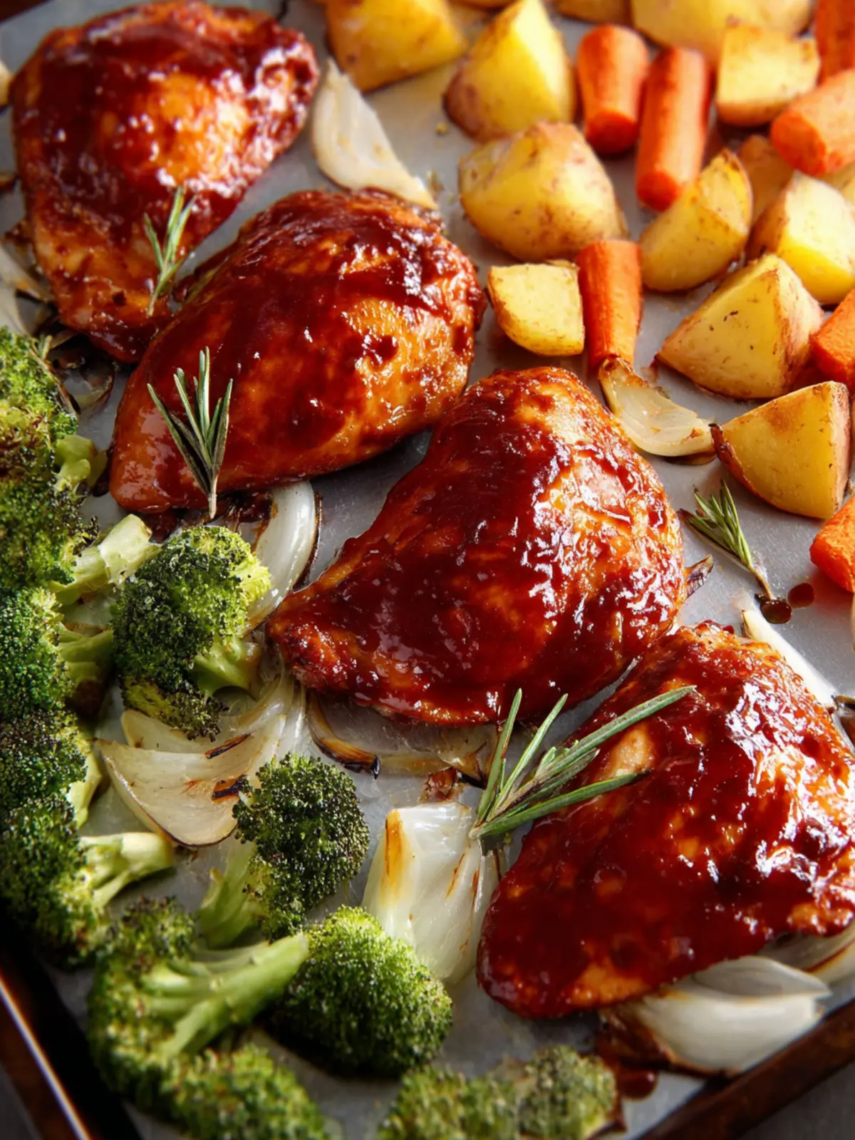 BBQ Chicken Sheet Pan Dinner First Image