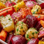 Roasted Root Vegetables with Garlic and Preserved Lemon First Image