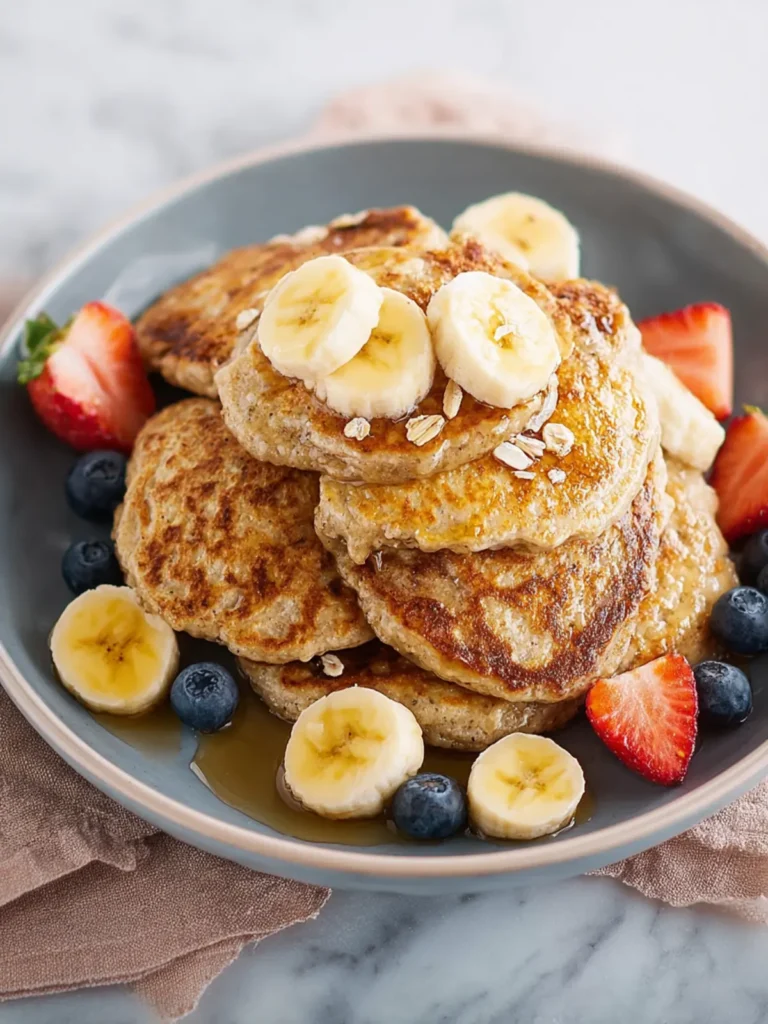 Favorite Banana Oatmeal Pancakes First Image