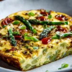 Asparagus and Tomato Frittata First Image