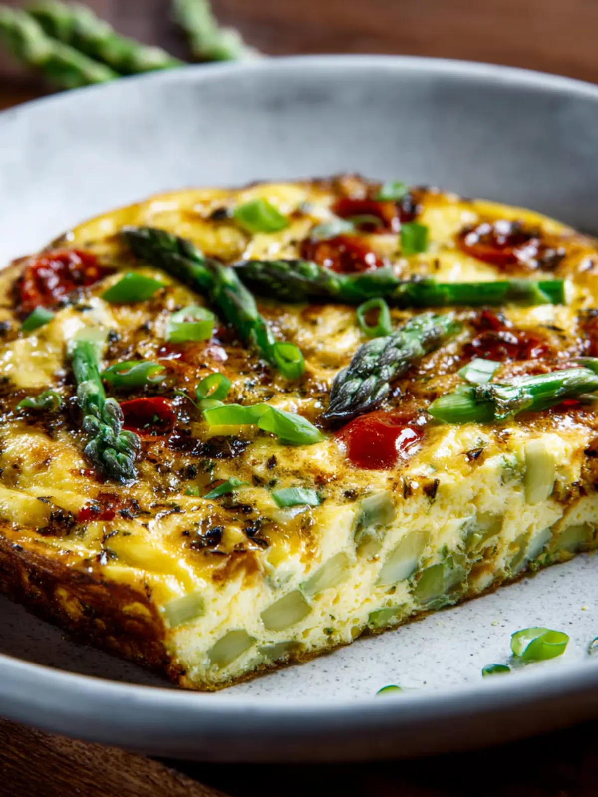 Asparagus and Tomato Frittata First Image