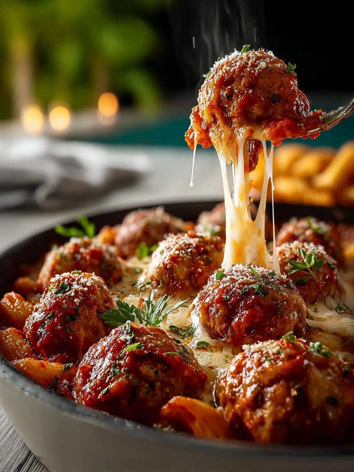 Dump and Bake Meatball Casserole First Image