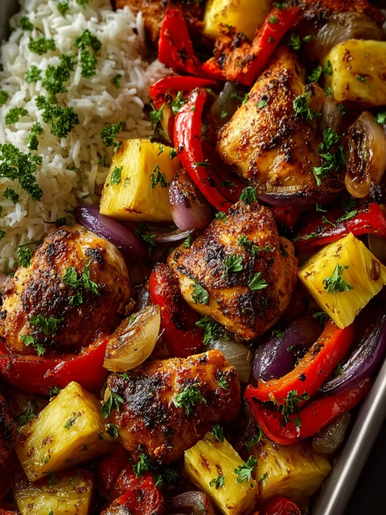 Hawaiian Chicken Sheet Pan First Image