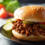 Honey Garlic Turkey Sloppy Joes First Image