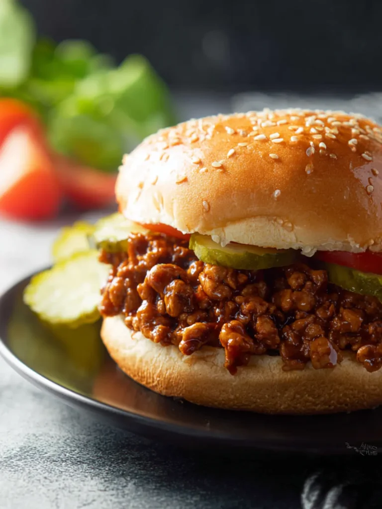 Honey Garlic Turkey Sloppy Joes First Image