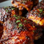 Low Carb BBQ Chicken Thighs First Image