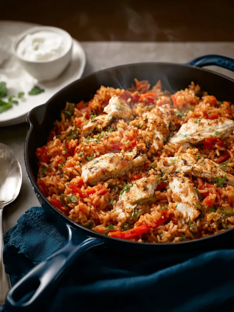 This 30-Minute Chicken and Rice Tastes Like It's Been Simmering All Day First Image