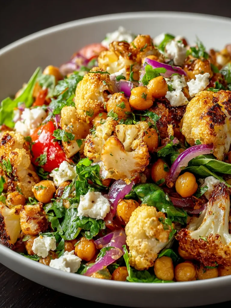 Irresistible Chickpea and Roasted Cauliflower Salad First Image