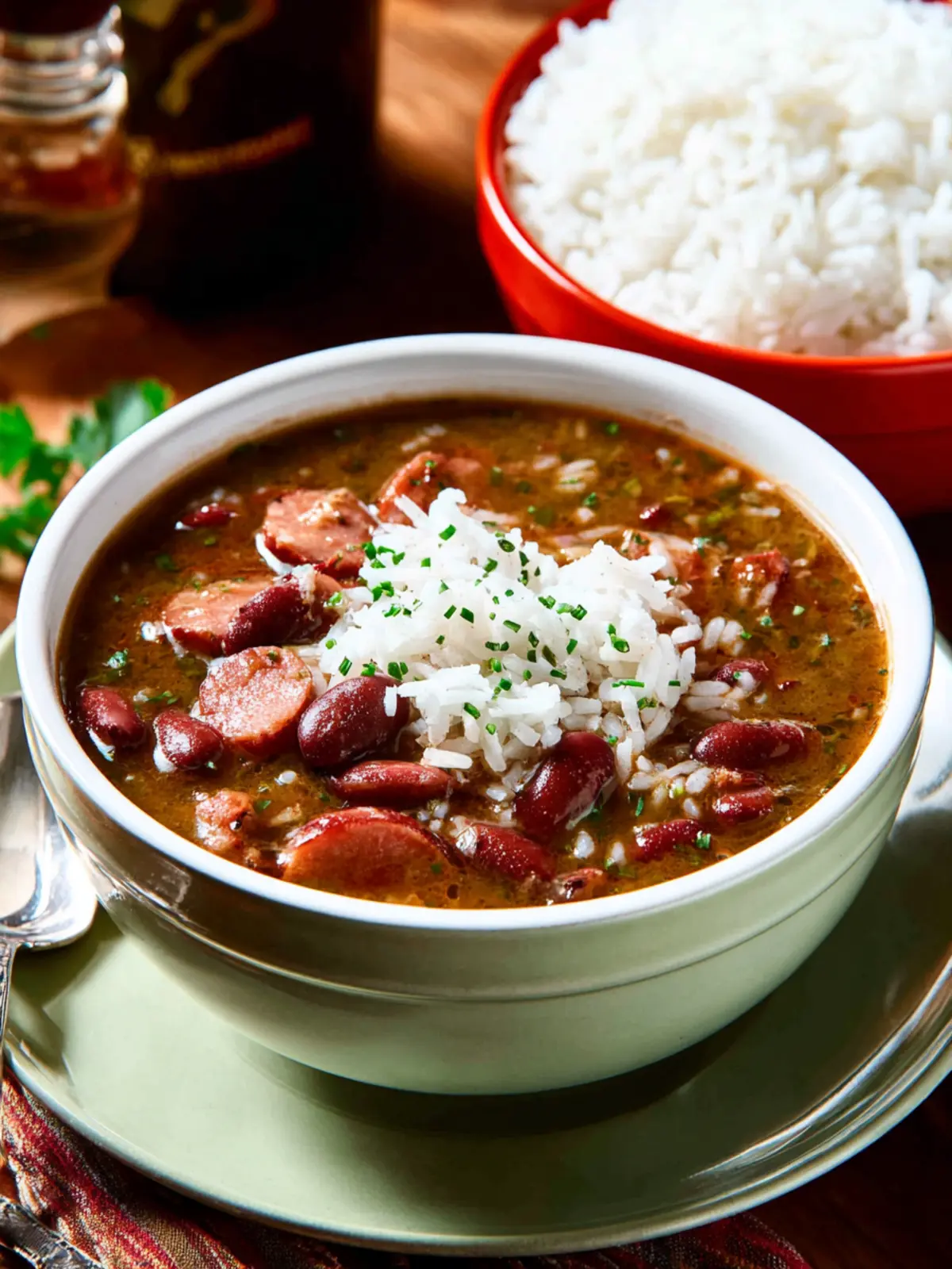 Red Beans and Rice Soup First Image