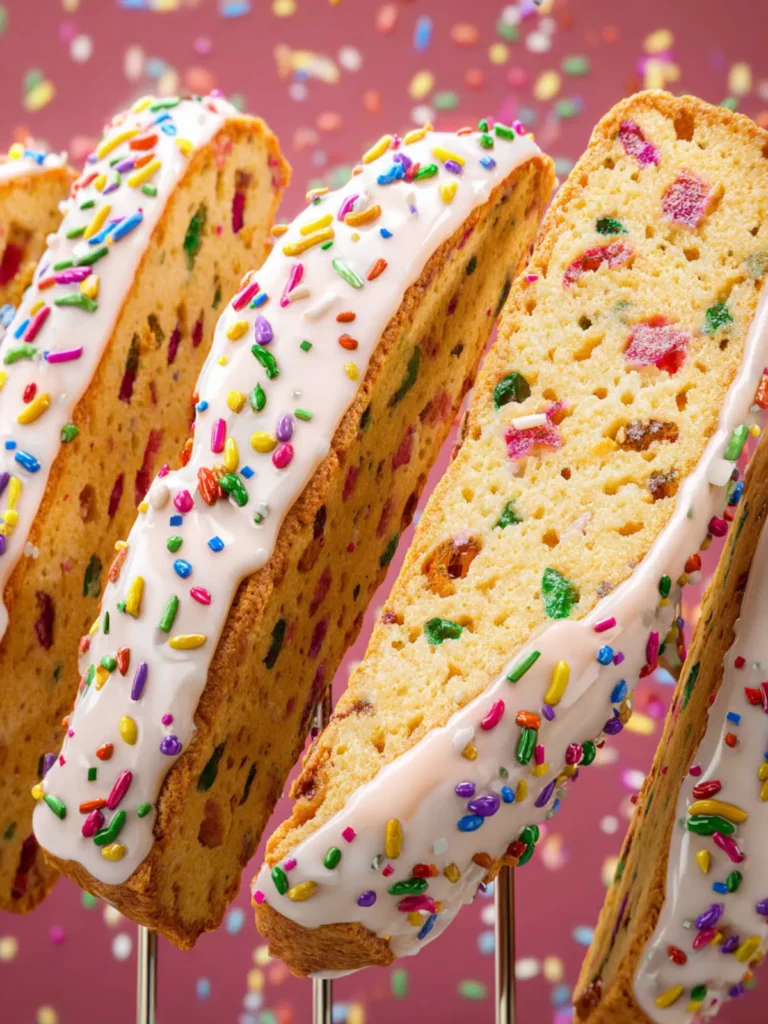 birthday cake biscotti First Image