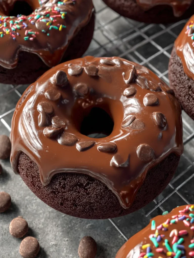 chocolate protein donuts First Image