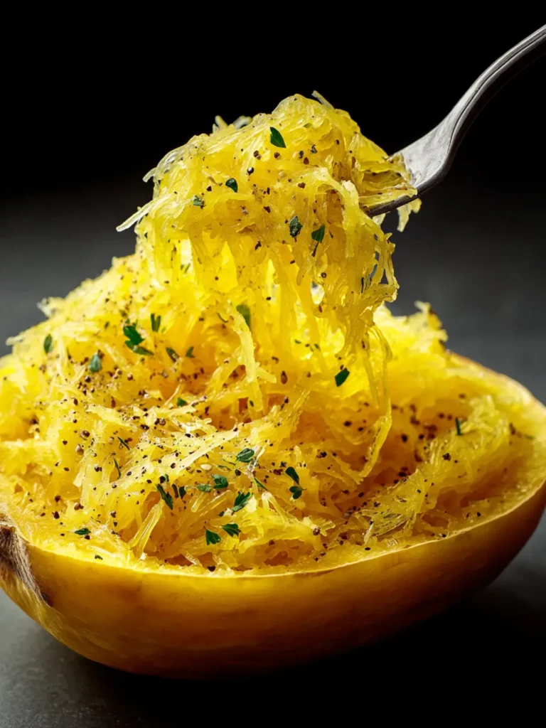 garlic butter spaghetti squash First Image