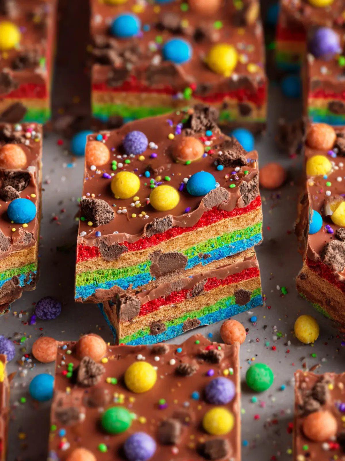 Rainbow Fudge Cookie Bars: The Best Sweet Treat to Make You Smile