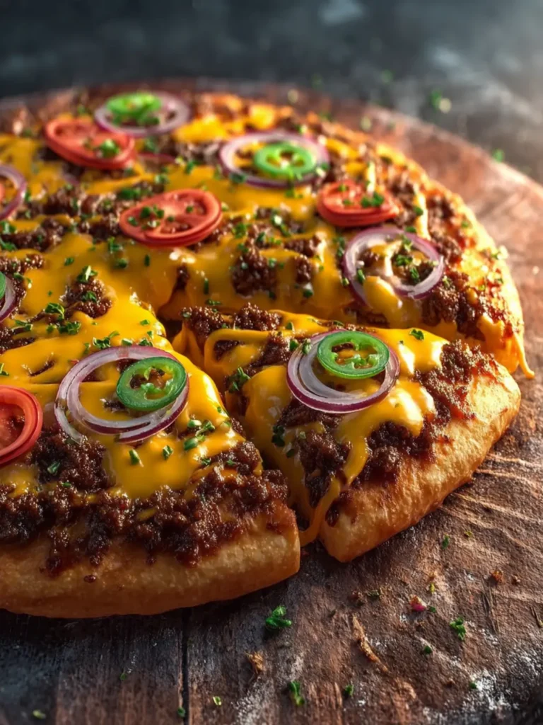 Cheeseburger Pizza First Image